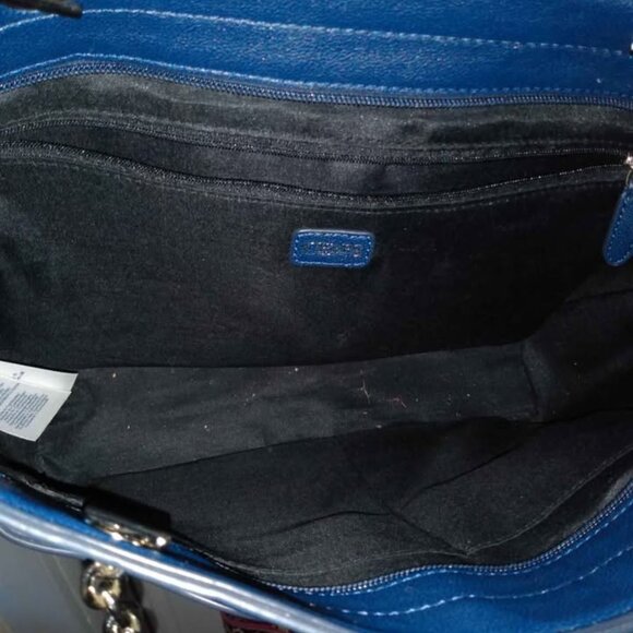 Chaps Navy Shoulder Bag - Picture 3 of 6